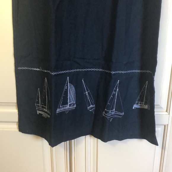 NWT Navy Sundress w/ Top - Picture 3 of 6